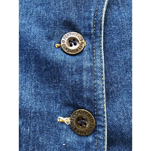 Vintage Pentimento Brittania Denim Jean Jacket B-14 / 7 - Picture 5 of 12